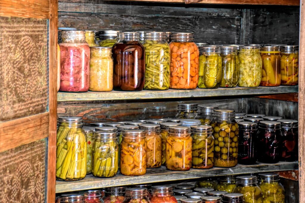 Practice sustainable pantry organization to get a head start homesteading, whether in a suburban homestead, apartment homestead, or out in the country,